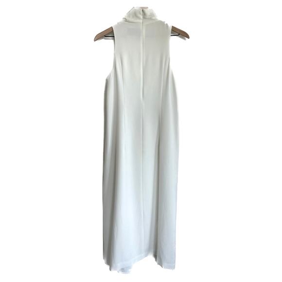 C/MEO Collective Fading Hearts Midi Dress Size M Cream White - Picture 6 of 12